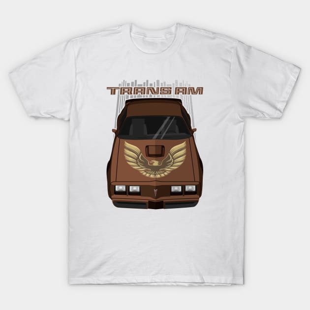 Firebird Trans Am 79-81 - brown T-Shirt by V8social